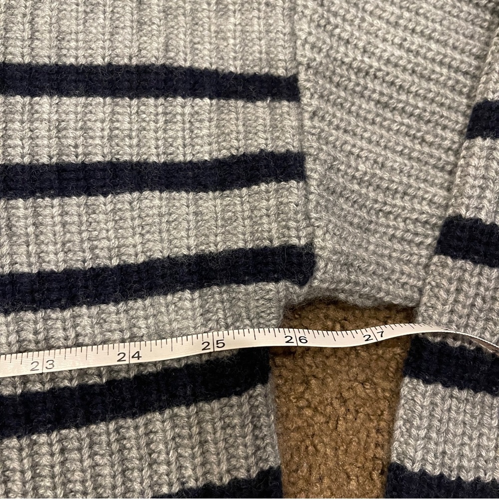 RAILS Claudia Mock Neck Striped Wool-blend Sweater - Picture 3 of 8